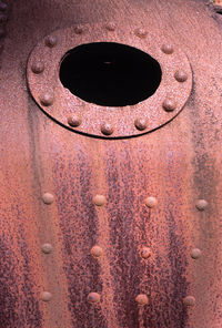 Close-up of metallic structure