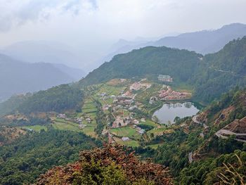 Bhimtal lake view in uttarakhand