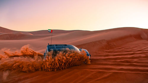 View of desert against sky