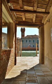 Entrance of old building