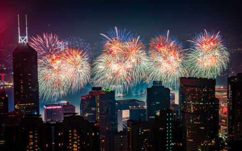 2024 lunar new year's eve fire work