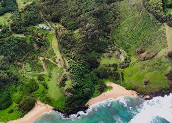 High angle view of landscape