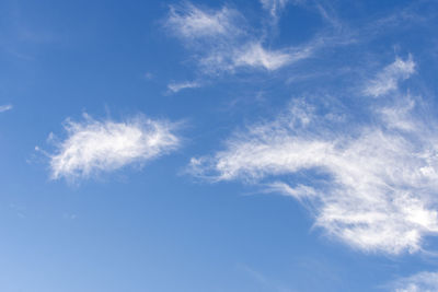 Low angle view of vapor trail in sky