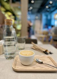 Close-up of drink on table