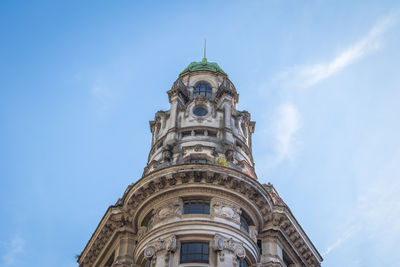 Low angle view of church against sky