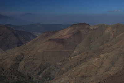 Scenic view of mountains