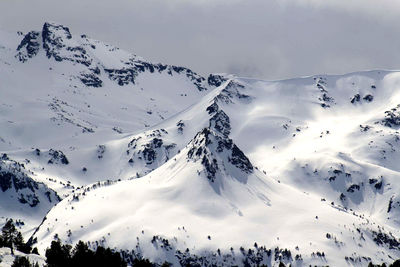 Peaks of ax les thermes pyrenees