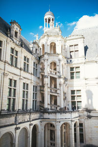 Low angle view of building against sky