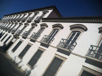 Low angle view of building against sky