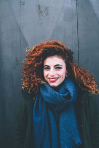 Portrait of a smiling young woman