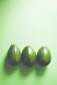 Close-up of fruits against white background