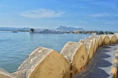 Panoramic view of sea against sky