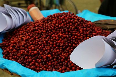 Close-up of fruits for sale in market