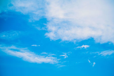 Low angle view of clouds in sky