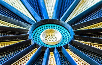 Directly below shot of spiral staircase
