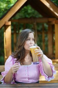 Young woman using mobile phone