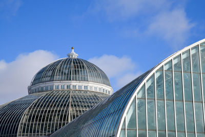 Low angle view of building against sky