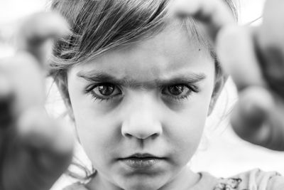 Close-up portrait of boy