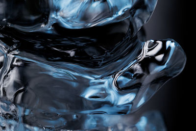Ice closeup abstract macro water backdrop