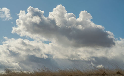 Low angle view of clouds in sky