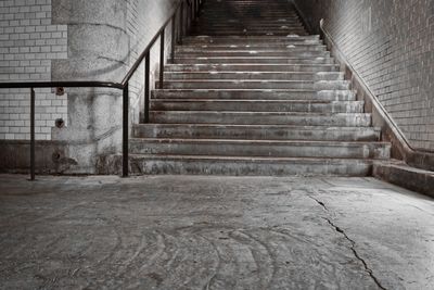 Staircase in abandoned building