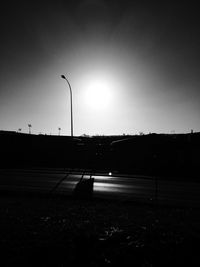 Road at night