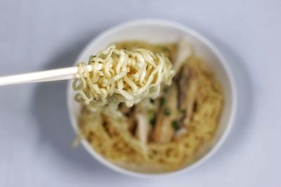 Close-up of meal served in bowl