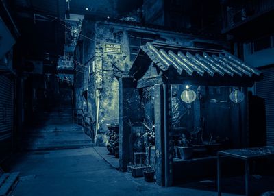 View of old building at night