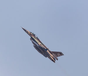 An f-16d of the israeli air force