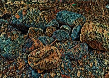 Full frame shot of fishing net