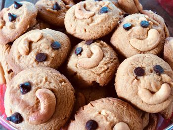 Close-up of cookies