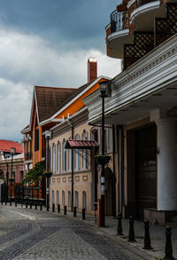 30 june 2021, batumi, georgia, exterior details of buildings in the old town of batumi, georgia