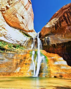 View of waterfall