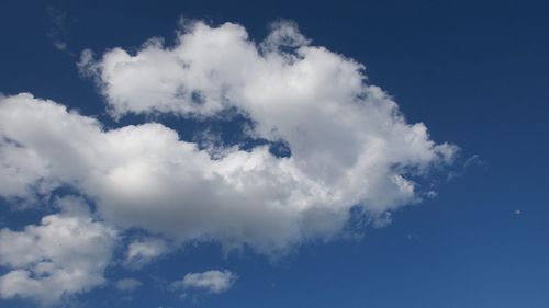 Low angle view of clouds in sky