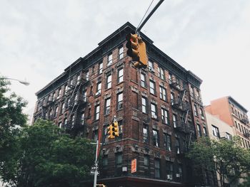 Low angle view of building against sky