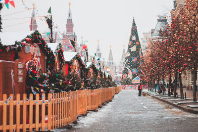 Christmas market at red square