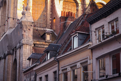 Low angle view of historic building