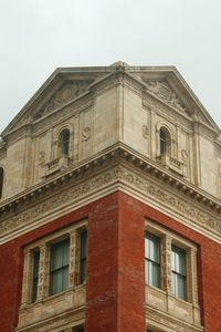 Low angle view of historic building against sky