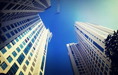 Low angle view of modern building