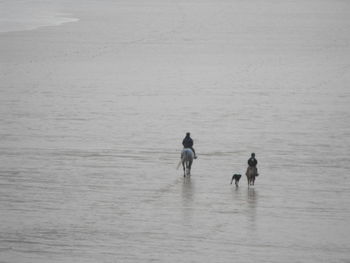 Woman in water