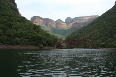 Scenic view of lake