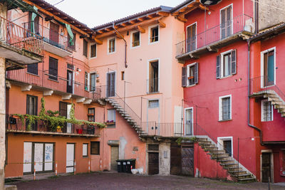 View of residential buildings