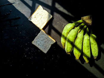 High angle view of fruit on table