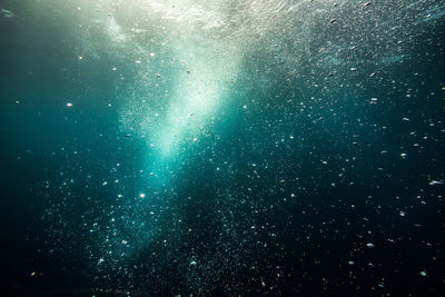 Close-up of water against sky