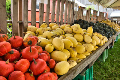 Close-up of apples in market