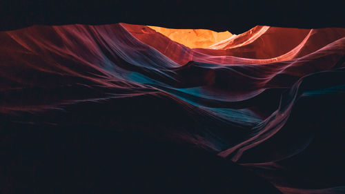 View of rock formation at antelope national park