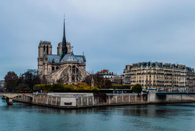 View of buildings at waterfront