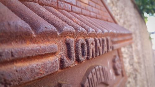Close-up of roof tiles