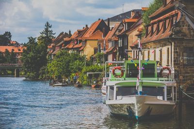 Houses at waterfront