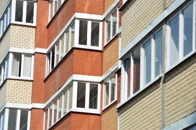 Low angle view of residential building